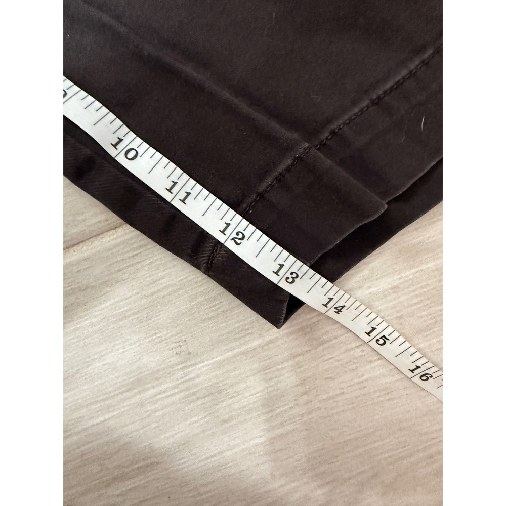 Style & Co Bermuda Shorts Womens 14 Brown Excellent Cotton Blend Mid Rise Casual - Picture 6 of 6